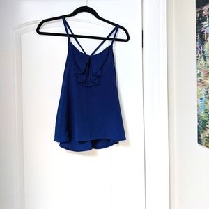 Pretty Deep Blue/Navy Flowy Top